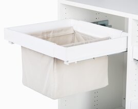 Wäschekorb SERVETTO Papillon aus Stoff