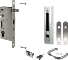 Set de serrure à encastrer LOCINOX H-WOOD-Set