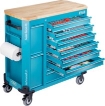 Carrello da officina TECHNOCRAFT Swiss Team XL Wood PRO