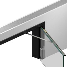 Limitateur d'ouverture de porte ATHMER Porti, pour portes en verre