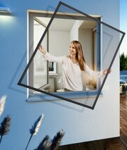 Cadre suspendu anti-insectes WINDHAGER pour fenêtre sur mesure