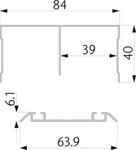 Binario di scorrimento/guida OPK Cruiser 3