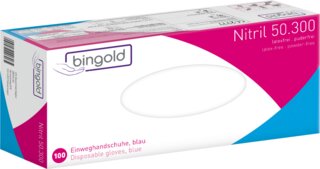 Gants jetables Bingold Nitril 50.300