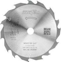 Lama per seghe circolari MAFELL KSB-WL 280 GT Wood Rip Cut