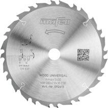 Lama per seghe circolari MAFELL KSB-WU 280 GT Wood Universal