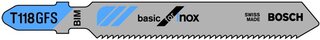 Lames de scie pour scies sauteuses BOSCH type T 118 GFS