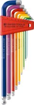 Kit di chiavi esagonale ad angolo PB SWISS TOOLS 212 L H-10 RB