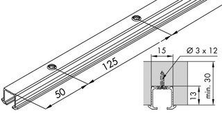 Rotaie HAWA Clipo 16
