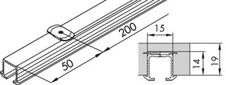Rail HAWA Clipo 16