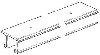 Rail de roulement double HAWA Combino 20/35
