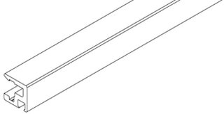 Profil du cadre de la porte en verre HAWA