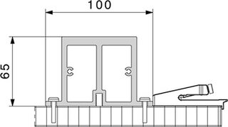 Profil de renfort HAWA Folding Concepta