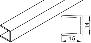 Profilo frontale per telai