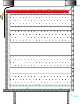 Piano cottura protezione contro il contatto - Lamiera di protezione, larghezza variabile