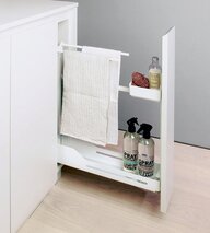 Ferramenta a estrazione totale frontale per asciugamani PEKA Snello Libell