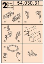 Beschläge-Grt. HAWA Libra 20 H FS/IS Synchro