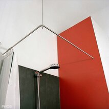 Asta per tenda per doccia Ø12 mm in L-Form PHOS
