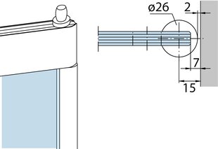 Profils protection de bords DORMA GLAS