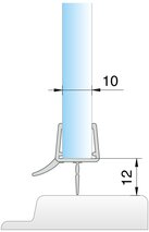 Joint d'étanchéité pour douche PAULI+SOHN 8864