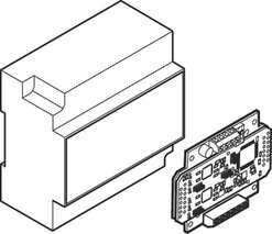 Interface-Modul ePED für Verriegelungen zum Verteilereinbau EFF-EFF 1386S