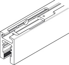 Profilo di fissaggio del vetro HAWA
