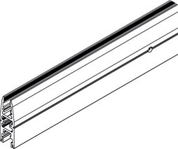 Profilé porteur/de maintien du verre HAWA avec fraisage