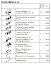 HAWA-Symmetric 80/Z grt. Partielle p. Junior 80/Z