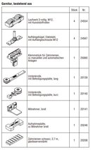 HAWA-Frontslide 140/matic-Telescopic 2, garniture pour 2 volets coulissants, 750 - 1200 mm