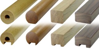 Holz-Handlauf-System Massanfertigungen OK-LINE