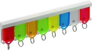 Etichette per chiavi su lista ganci portachiavi RIEFFEL