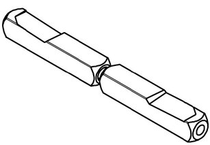 Verbindungsstifte für Panikgarnituren BKS B-78430