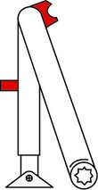Rastfeststell-Gestänge zu DORMAKABA TS 73 V / 83