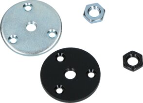 Aufschraubplatte mit Stellmutter