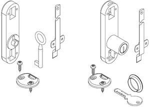 Möbel-Stangenschloss