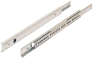 Coulisses à simple extension HETTICH KA 270, montage rainure 27 mm