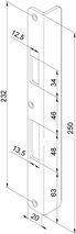Winkelschliessblech EFF-EFF Z09XSBL-03