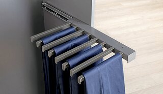 Porte-pantalons télescopique HETTICH