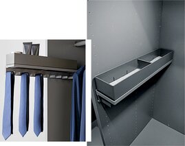 Estraibile portacravatte HETTICH