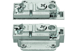 Set d'attache-façade en alu BLUM pour abattant à armature élévatrice AVENTOS HK-S / TIP ON