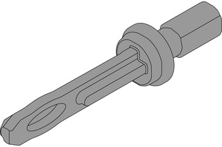 Synchronisations-Adapter BLUM TIP-ON BLUMOTION symmetrisch