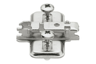 Plaques de montage cruciforme BLUM CLIP montage d'angle