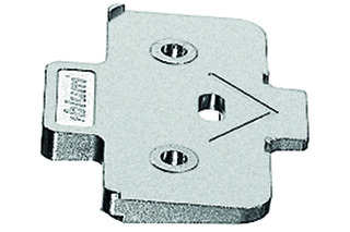Adaptateur d'angle pour plaques de montage cruciforme BLUM +5°
