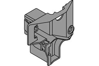 Supporto di scorrimento BLUM SERVO-DRIVE per leva d'espulsione per schienale in legno