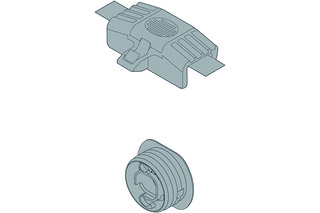 Trascinatore / cassa per cassetto all'interno BLUM LEGRABOX pure