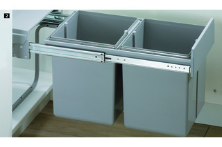 Sistema rifiuti HETTICH Bin.it DUO ll