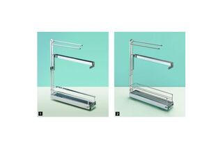 Handtuchhalterauszug CLASSIC, verchromt (2) Handtuchhalterauszug CLASSIC, verchromt (2)