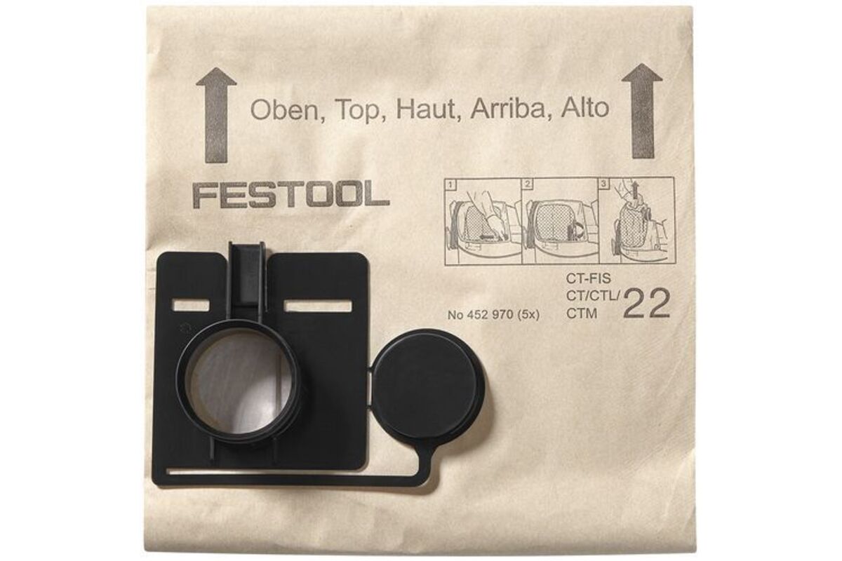 Filtersack FIS-CT 44/5 Packung mit 5 Stück FESTOOL